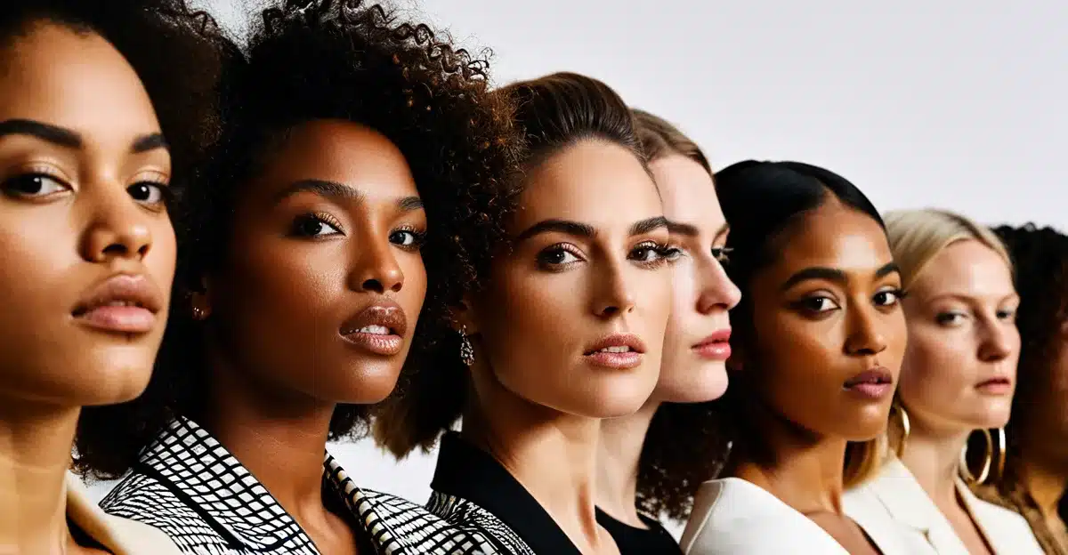 How is the UK fashion industry addressing diversity and inclusion for women?